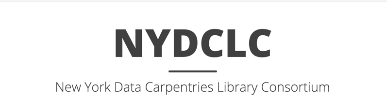 New York Data Carpentries Library Consortium
